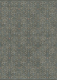 Prudence runner 17201 in khaki with small floral and geometric pattern | Prudence  Runner 17201 Khaki Modern Abstract Floor Rug - Rugs Point Australia