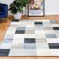 Raffia Rug 0923 Blue Ivory.