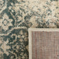 Raffia rug corner edge with tight fringe and cream woven border | Raffia rug 1804 Frost Vintage Traditional Floor Rug - Rugs Point Australia