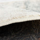 Raffia rug thickness and bound edge with dark backing visible | Raffia rug 1804 Frost Vintage Traditional Floor Rug - Rugs Point Australia