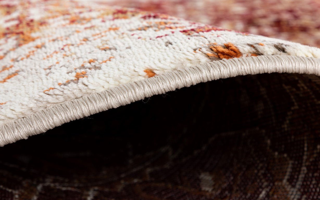 Raffia  Rug 1804 Red.