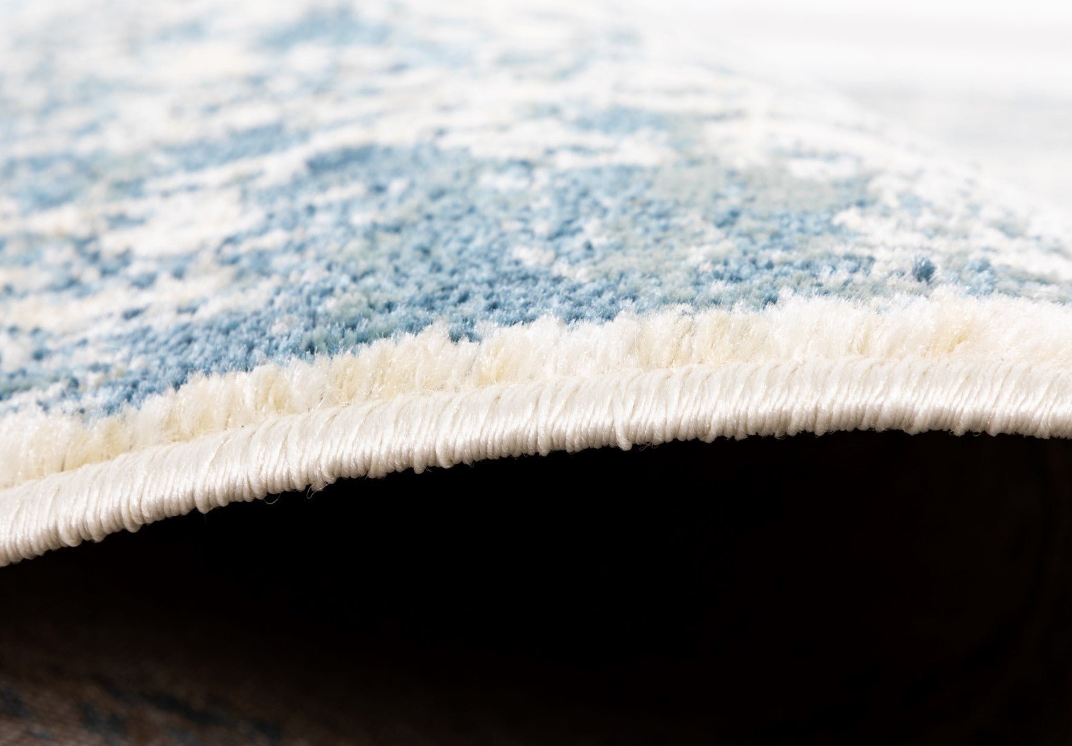 Raffia Rug 2367 Blue colour.