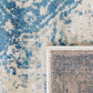 Raffia Rug 2367 Blue colour.