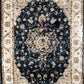 Raffia Rug 1332 Navy.