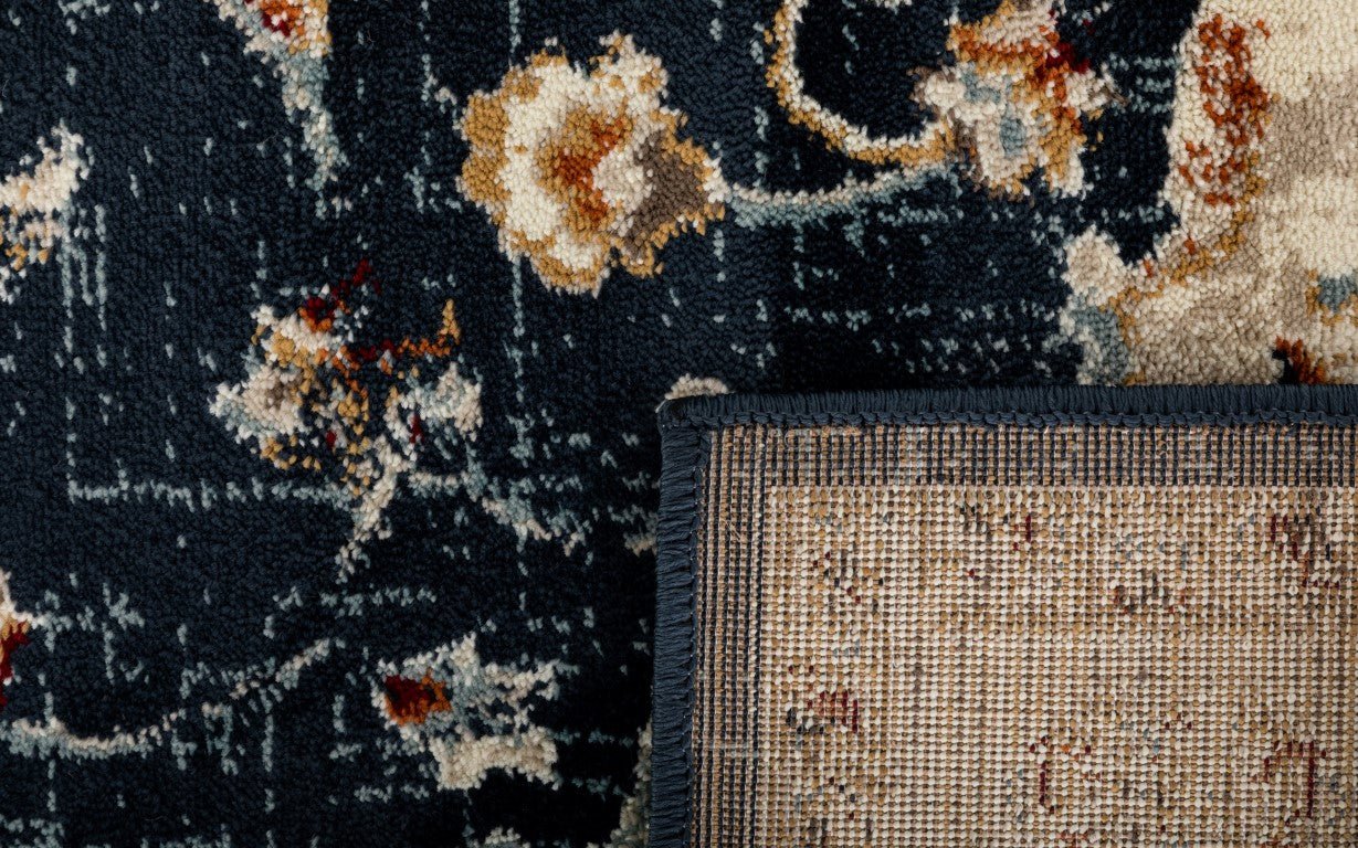 Raffia Rug 1332 Navy.