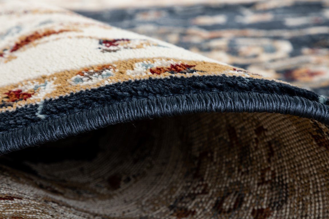Raffia Rug 1332 Navy.