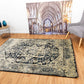 Raffia carpet 1805 Black.