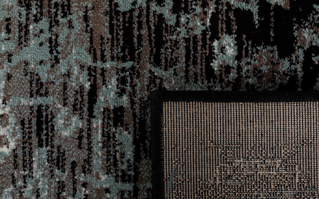 Raffia Multi-purpose Rug 7444 Black.
