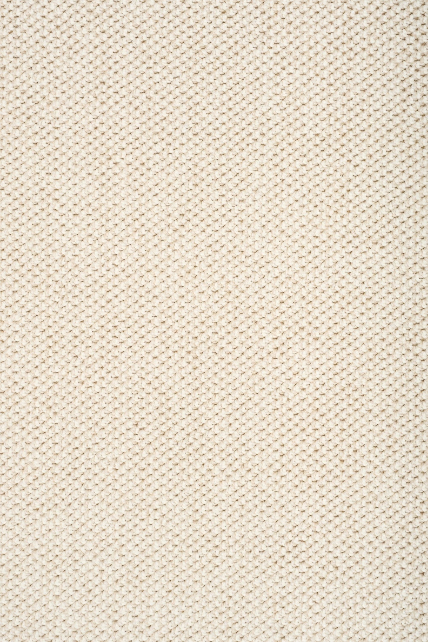 Cream woven rug surface close-up with dense loop pattern