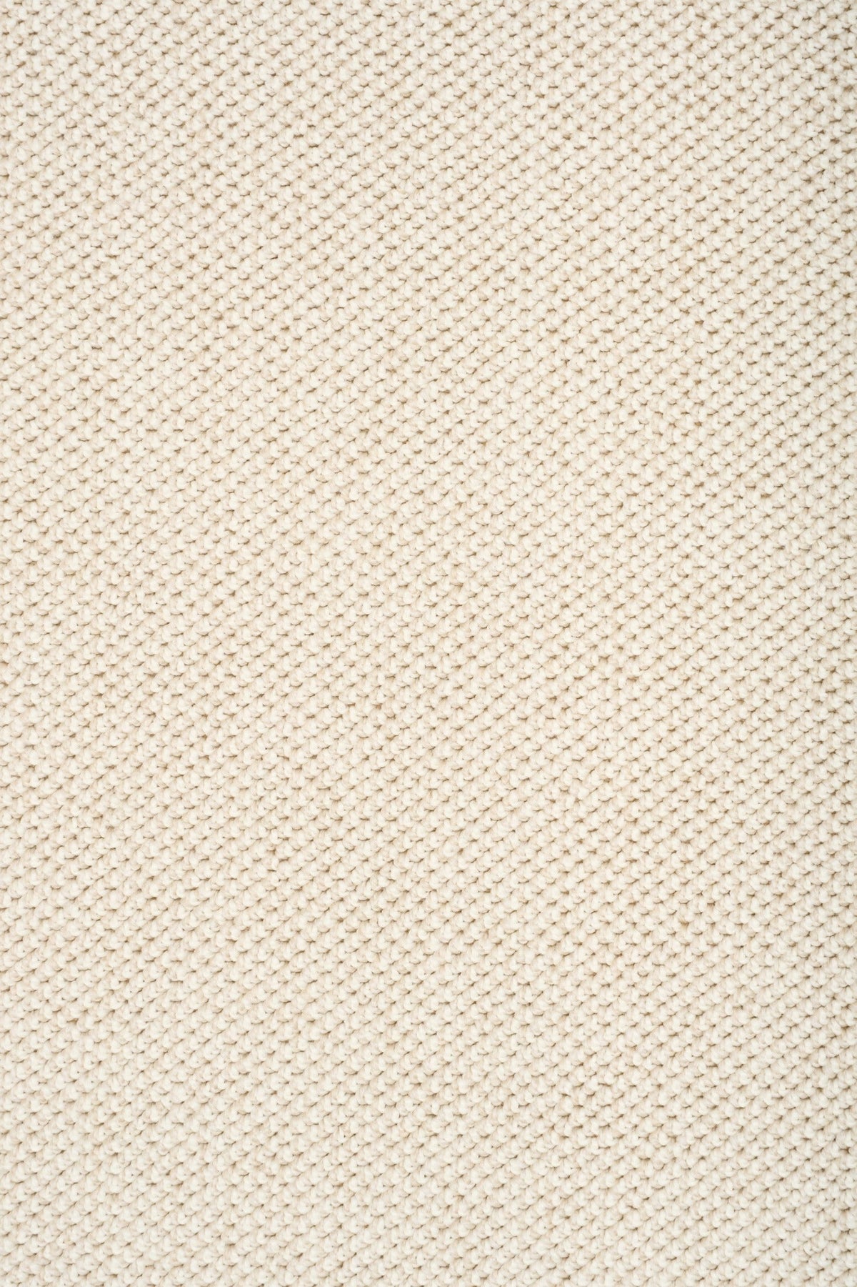 Cream woven rug surface close-up with dense loop pattern