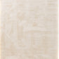 Ivory textured area rug, rectangular shape with subtle uniform pile pattern
