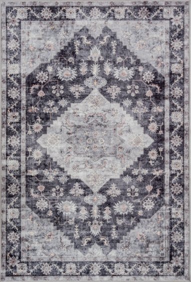 Wash Me Washable Rugs 31552 12 Grey.