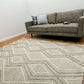 Anita Wool Modern Rug Silver Grey.