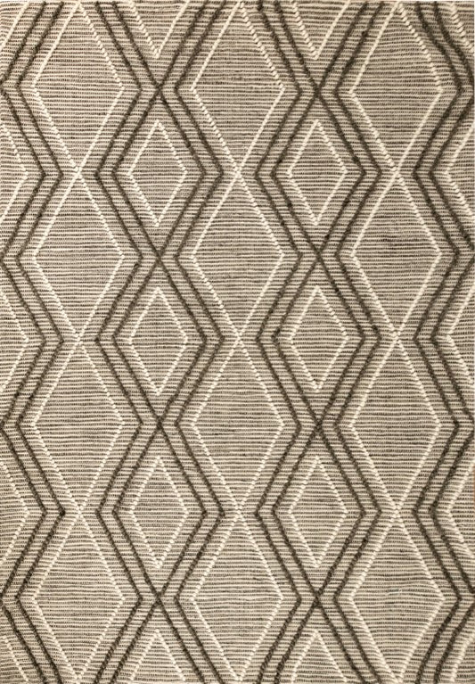Anita Wool modern Rug Charcoal 10207.