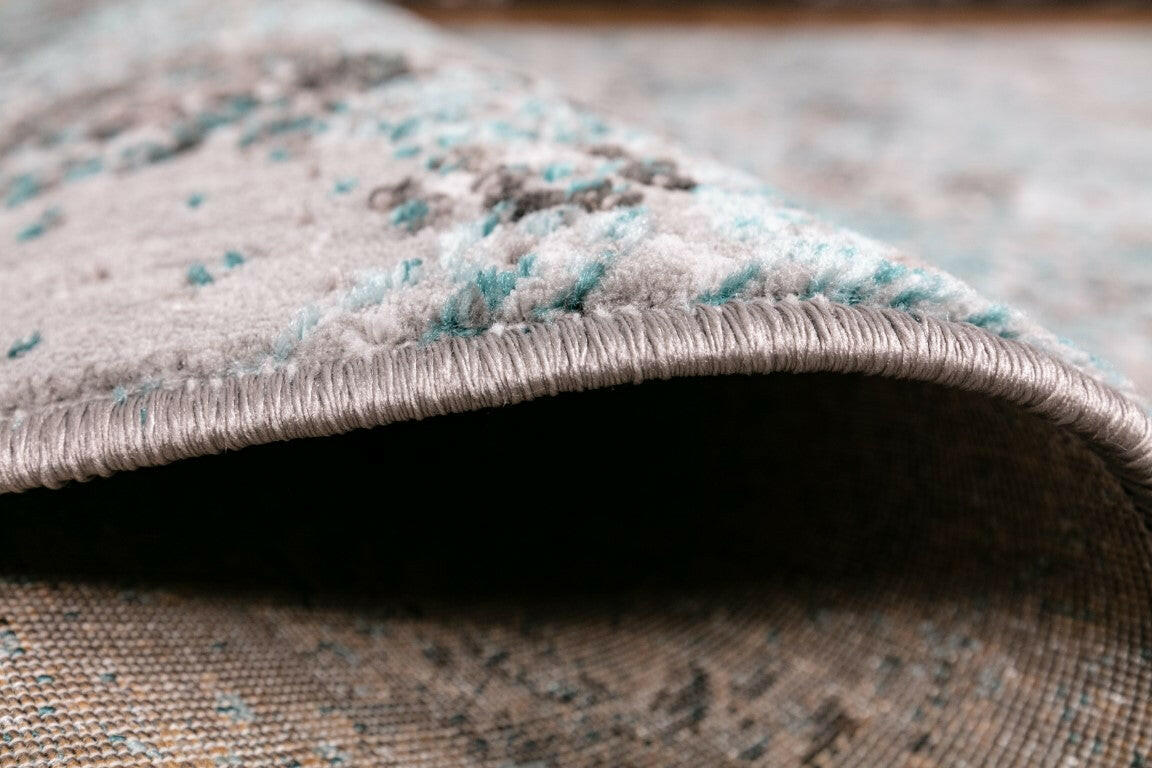 Cannon Modern/Contemporary Rug 8313 Grey Blue Rug.