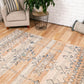 Cozy Contemporary Rug 5425 Rust Dark Beige.