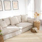 Dasha Wool Rug Beige.