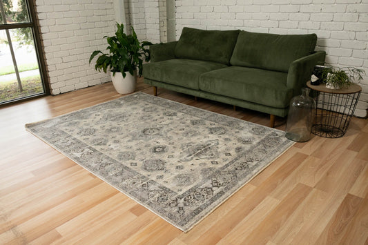 Matana Thick pile floor Rug 7 Grey.