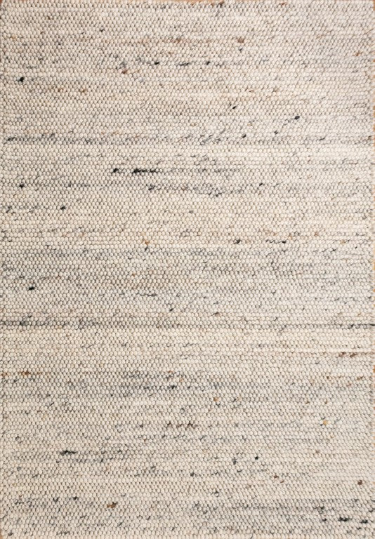 Oslo Thick Luxury Wool Carpet Rug Greyology 3562.