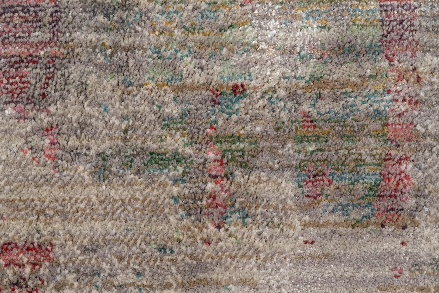 Multicolor abstract area rug with low pile and woven speckled pattern, light beige base | Zarita Rug 561 GC3 Modern Polypropylene Area Rug - Rugs Point Australia
